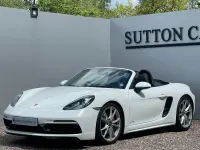 Used Porsche Boxster 2018 White Cabriolet