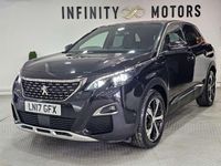Used Peugeot 3008 GT-line 130 HP (95 kW) 2017 Black Hatchback