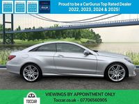 Used Mercedes E350 AMG line 258 HP (189 kW) 2017 Silver Coupe