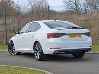 Used Skoda Superb SportlinePlus 190 HP (139 kW) 2020 White Hatchback