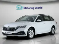 Used Skoda Octavia SE Technology 116 HP (85 kW) 2021 White Estate