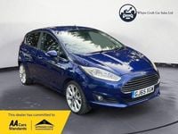 Usado Ford Fiesta Titanium 2015 Azul Citadino