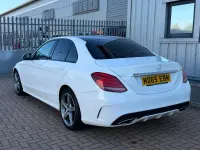 Used Mercedes C220 AMG line 2016 White Sedan