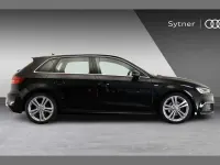 Used Audi A3 S-Line 150 HP (110 kW) 2017 Black Hatchback