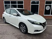Used Nissan Leaf Acenta 110 kW (150 HP) 2021 White Hatchback