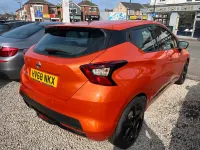 Used Nissan Micra Acenta 90 HP (66 kW) 2018 Orange Hatchback