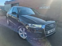 Usado Audi Q3 Sport 150 CV (110 kW) 2017 Negro SUV