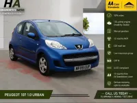 Used Peugeot 107 68 HP (50 kW) 2009 Blue Hatchback