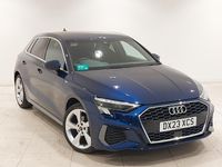 Used Audi A3 S-Line 110 HP (80 kW) 2023 Blue Sedan