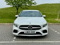 Used Mercedes A180 AMG line 2019 White Hatchback