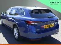 Used Skoda Superb SE Technology 150 HP (110 kW) 2025 Cobalt blue metallic Estate