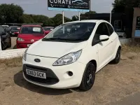 Used Ford Ka 68 HP (50 kW) 2013 White Hatchback