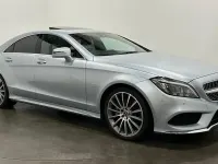 Used Mercedes CLS350 AMG line 258 HP (189 kW) 2017 Silver Coupe