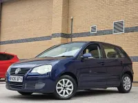 Used VW Polo SE 75 HP (55 kW) 2006 Blue Hatchback