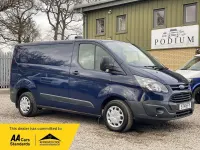 Used Ford Transit Custom 100 HP (73 kW) 2014 Blue Van