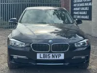 Used BMW 320 Luxury Line 2015 Black Sedan