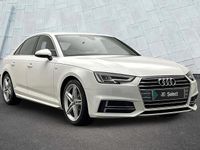Used Audi A4 S-Line 147 HP (108 kW) 2018 White Sedan