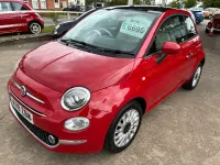 Used Fiat 500 Lounge 69 HP (50 kW) 2018 Red Hatchback