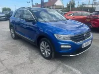 Used VW T-Roc Design 113 HP (83 kW) 2018 Blue SUV
