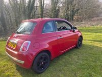 Used Fiat 500 Lounge 85 HP (62 kW) 2010 Red Hatchback