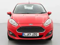 Used Ford Fiesta Zetec 82 HP (60 kW) 2017 Red Hatchback