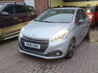 Used Peugeot 208 GT-line 100 HP (73 kW) 2018 Silver Hatchback