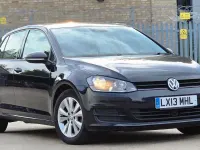 Used VW Golf VII SE 122 HP (89 kW) 2013 Black Hatchback