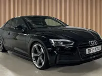 Used Audi A5 Black Edition 150 HP (110 kW) 2019 Brilliant black/brilliant black Coupe