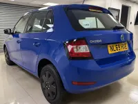 Used Skoda Fabia 75 HP (55 kW) 2019 Blue Hatchback