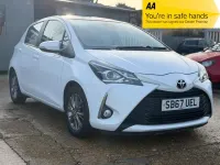 Gebraucht Toyota Yaris 2018 Weiß Kleinwagen