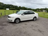 Used Skoda Rapid SE 105 HP (77 kW) 2015 White Hatchback