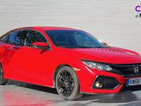 Begagnad Honda Civic SR 120 HK (88 kW) 2018 Röd Halvkombi