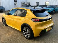 Used Peugeot e-208 GTi 100 kW (136 HP) 2021 Yellow Hatchback