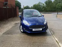 Used Ford Fiesta Zetec 2017 Blue Hatchback