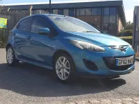 Used Mazda 2 84 HP (61 kW) 2012 Blue Hatchback