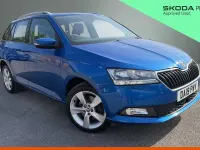 Used Skoda Fabia SE L 108 HP (79 kW) 2019 Race blue metallic Hatchback