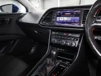 Used Seat Leon FR 150 HP (110 kW) 2017 Blue Estate