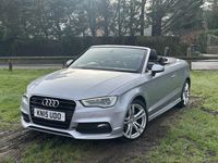 Used Audi A3 Cabriolet S-Line 2015 Silver Cabriolet