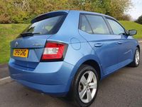 Used Skoda Fabia SE L 2015 Blue Hatchback