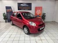 Used Nissan Micra Visia 78 HP (57 kW) 2013 Red Hatchback