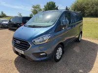 Used Ford Transit Custom Limited 126 HP (92 kW) 2021 Blue Van