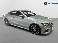 Used Mercedes E220 AMG line 194 HP (142 kW) 2018 Silver Coupe