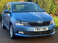 Used Skoda Fabia SE L 2017 Blue Hatchback