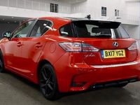 Used Lexus CT200h Sport Line 2017 Red/black Hatchback