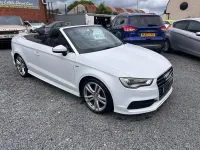 Used Audi A3 Cabriolet S-Line 2015 White Cabriolet