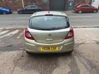 Used Vauxhall Corsa Club 89 HP (65 kW) 2008 Gold Hatchback