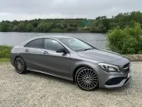Used Mercedes CLA220 AMG line 177 HP (130 kW) 2018 Grey Sedan