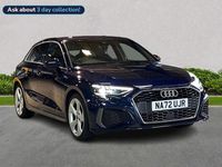 Used Audi A3 Sportback S-Line 150 HP (110 kW) 2022 Blue Hatchback