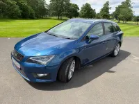 Used Seat Leon FR 150 HP (110 kW) 2015 Blue Estate