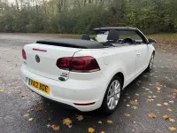 Used VW Golf Cabriolet SE 105 HP (77 kW) 2012 White Cabriolet